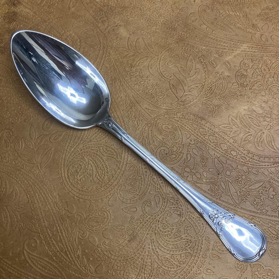 【ピュイフォルカ】純銀/100g スプーン フォーク 約18.5cm【エルメス】