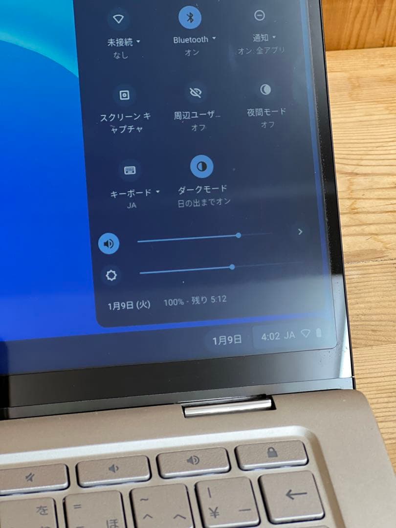 美品　 ASUS Chromebook Flip C434T パソコンケース付き