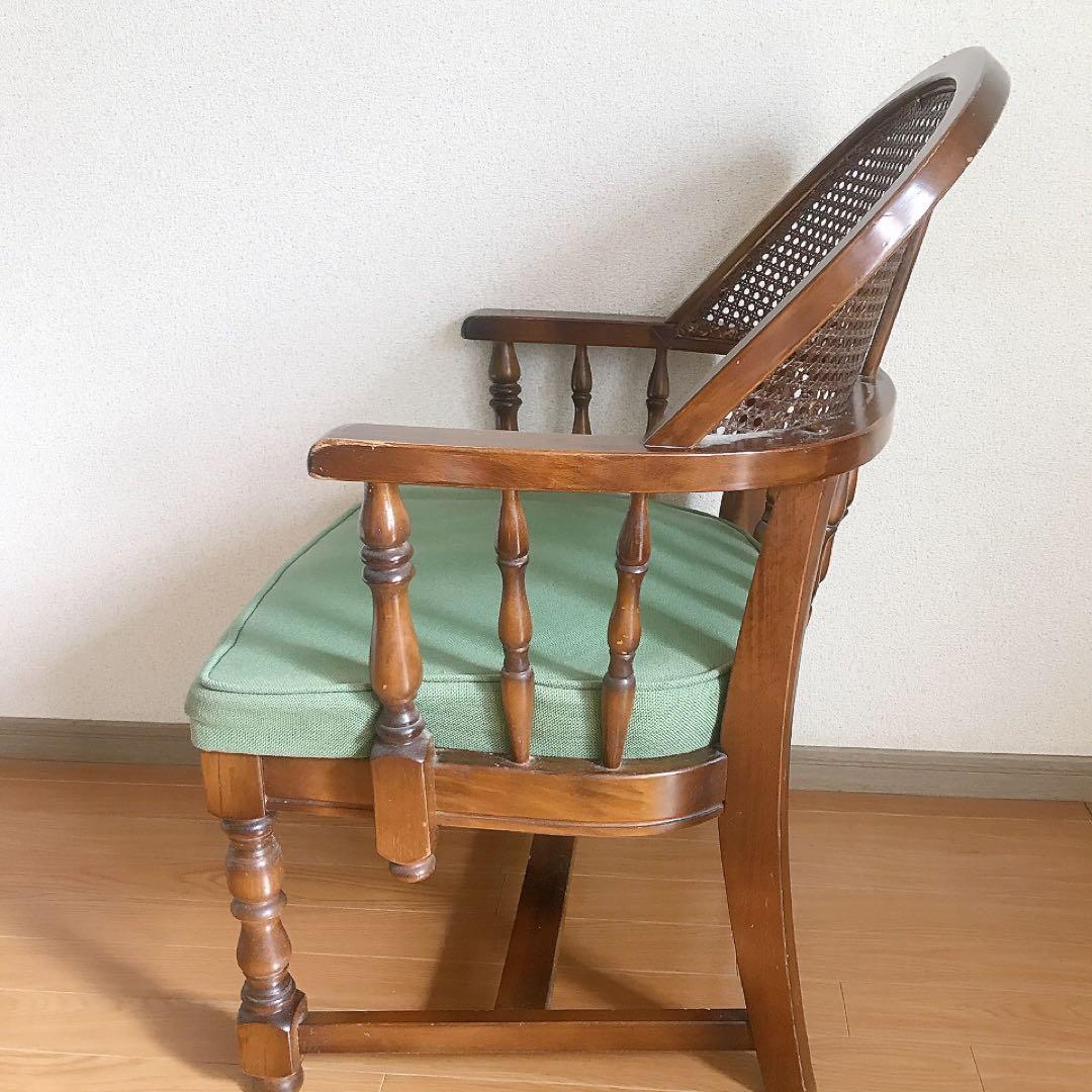 VINTAGE karimoku カリモク アームチェア 椅子 日本製