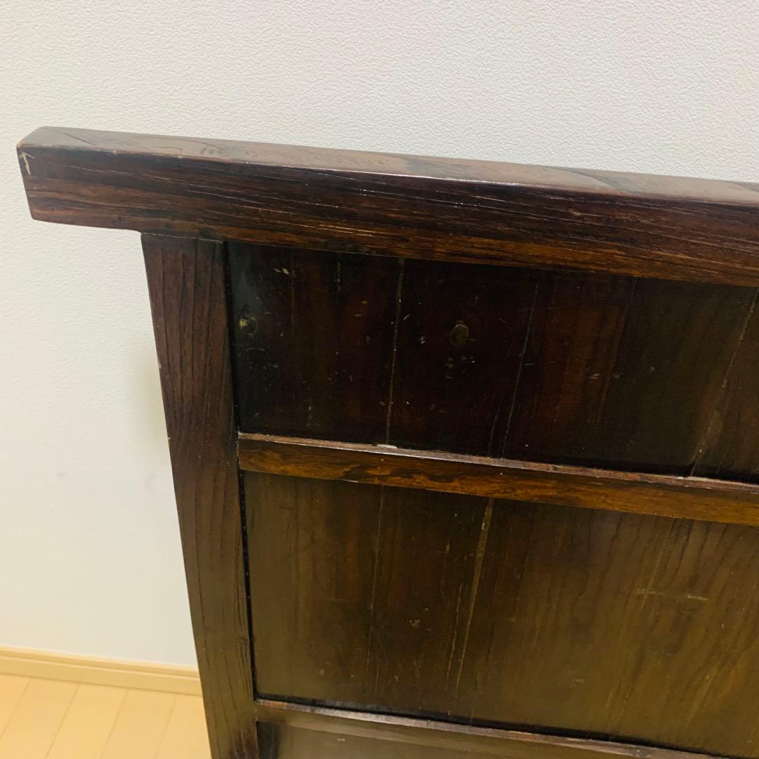 和箪笥風　衝立　パーテーション　アンティーク　木製　年代物　オブジェ