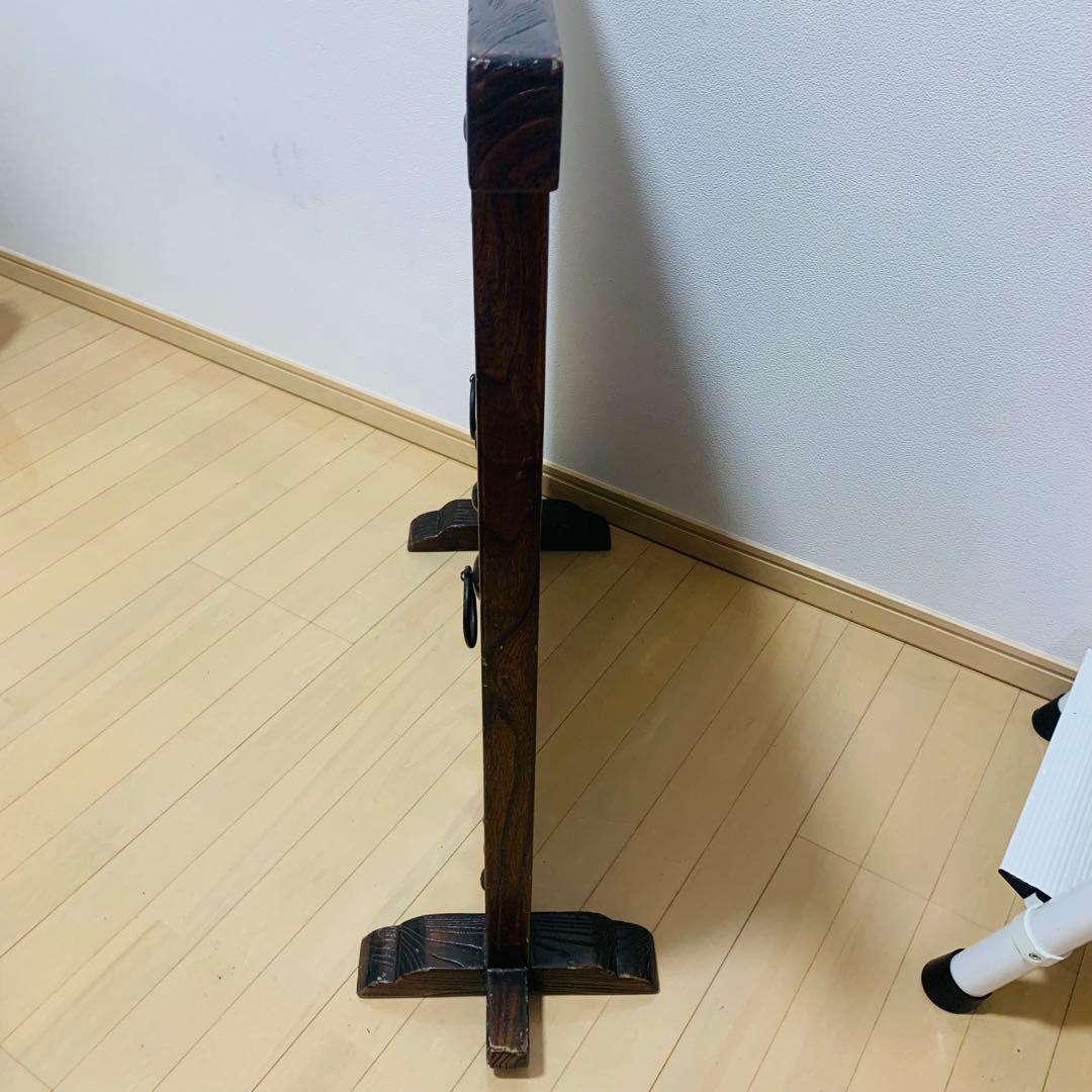 和箪笥風　衝立　パーテーション　アンティーク　木製　年代物　オブジェ