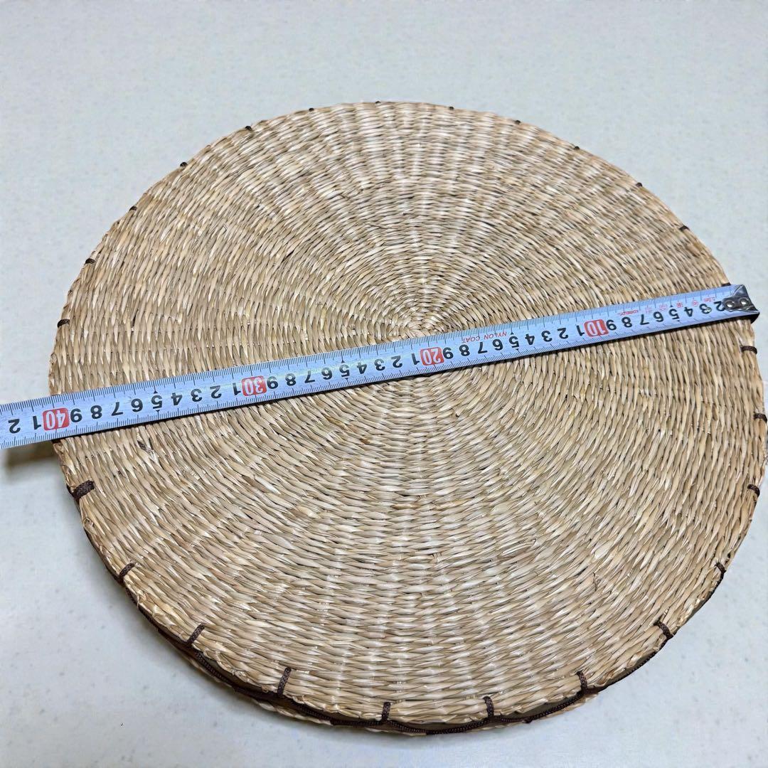 円座 座布団 直径40cm 5枚セット 藁座布団 和座布団 旅館用 業務用