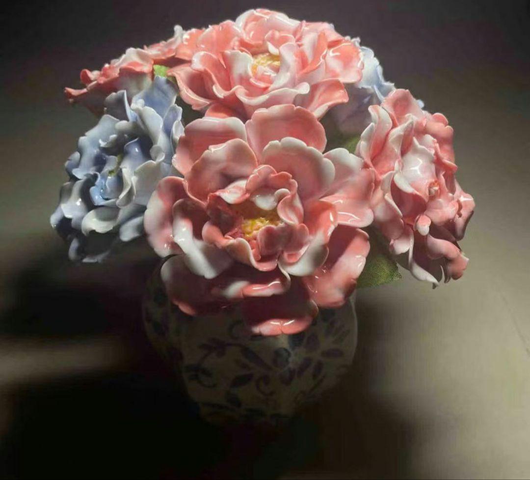 陶花　陶製の花　タイプ3