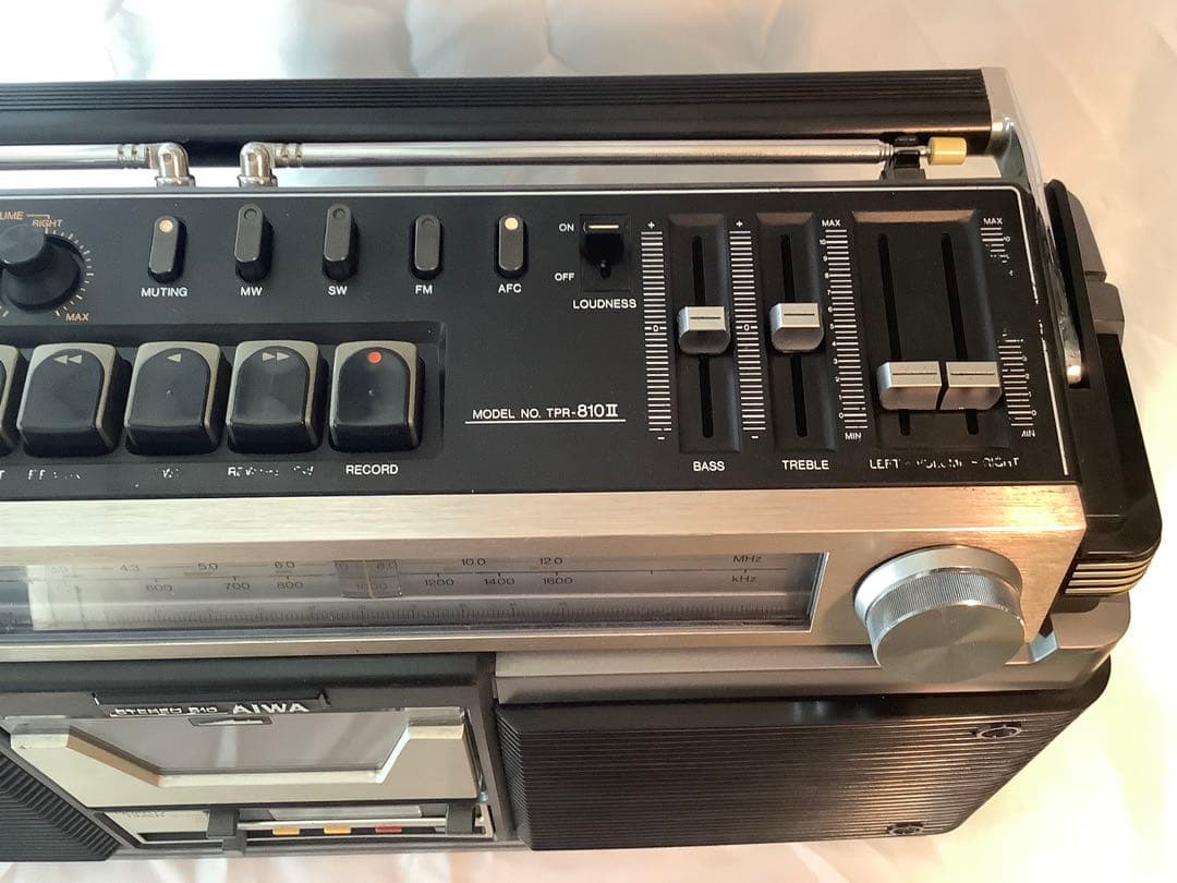 【ジャンク】 AIWA TPR-810Ⅱ ラジカセ