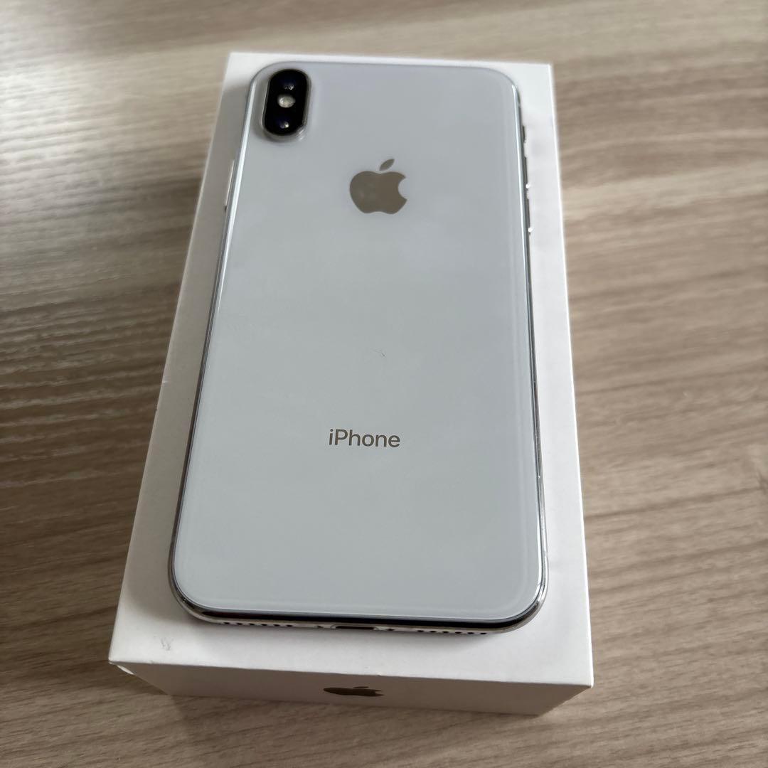 Apple iPhone X シルバー　 箱付き