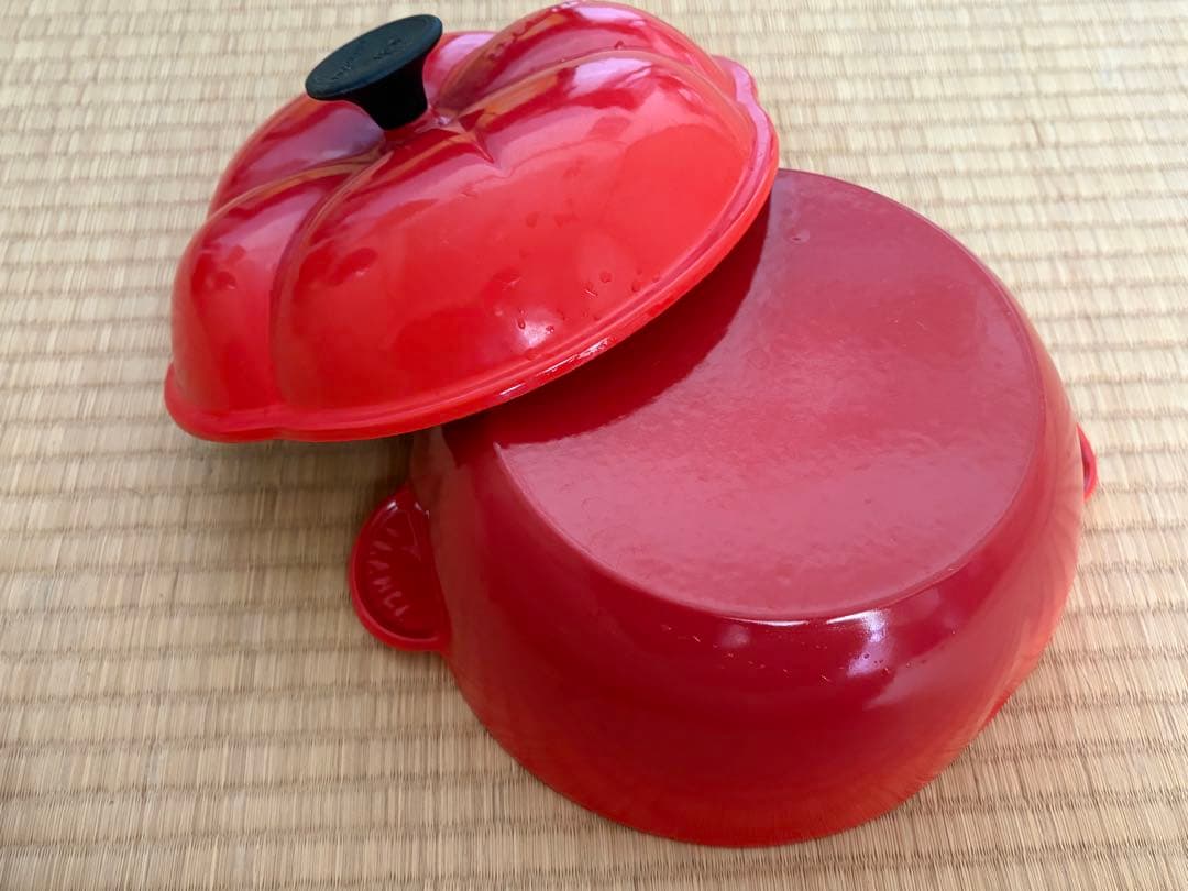 B*i様 LE CREUSET　ココット トマト チリレッド　中古