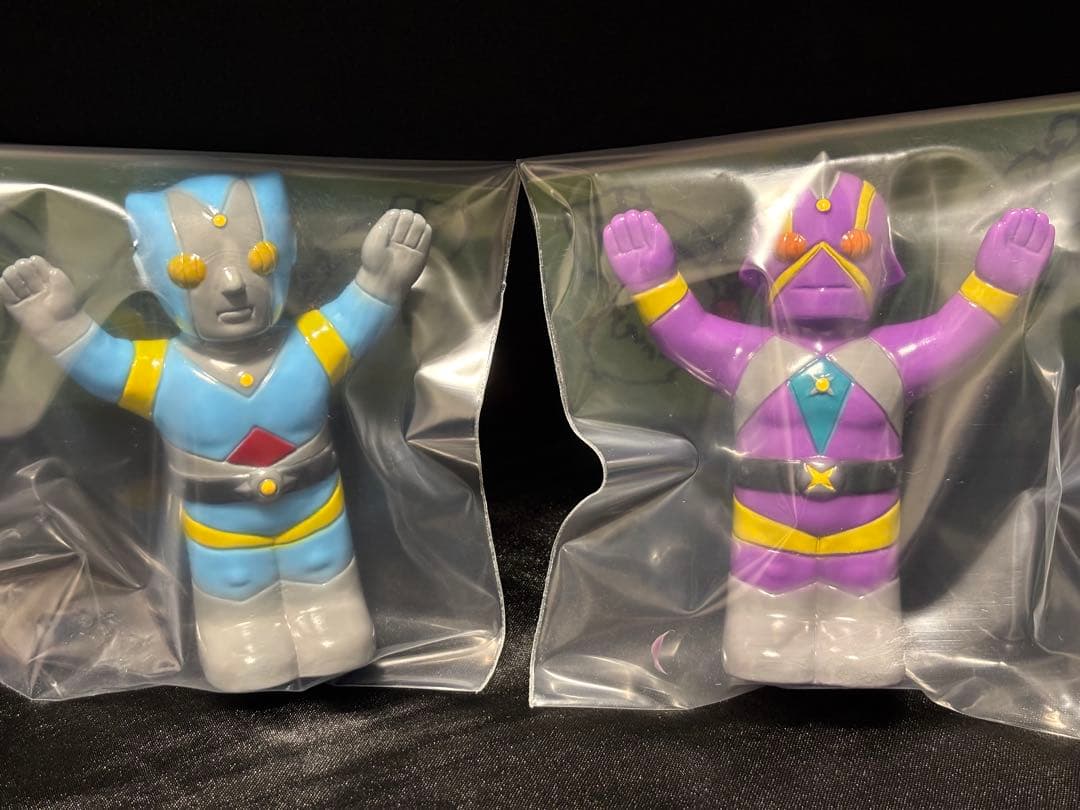 双生シリーズ パチソフビ キカイダー ウルトラマン ソフビ keong toy