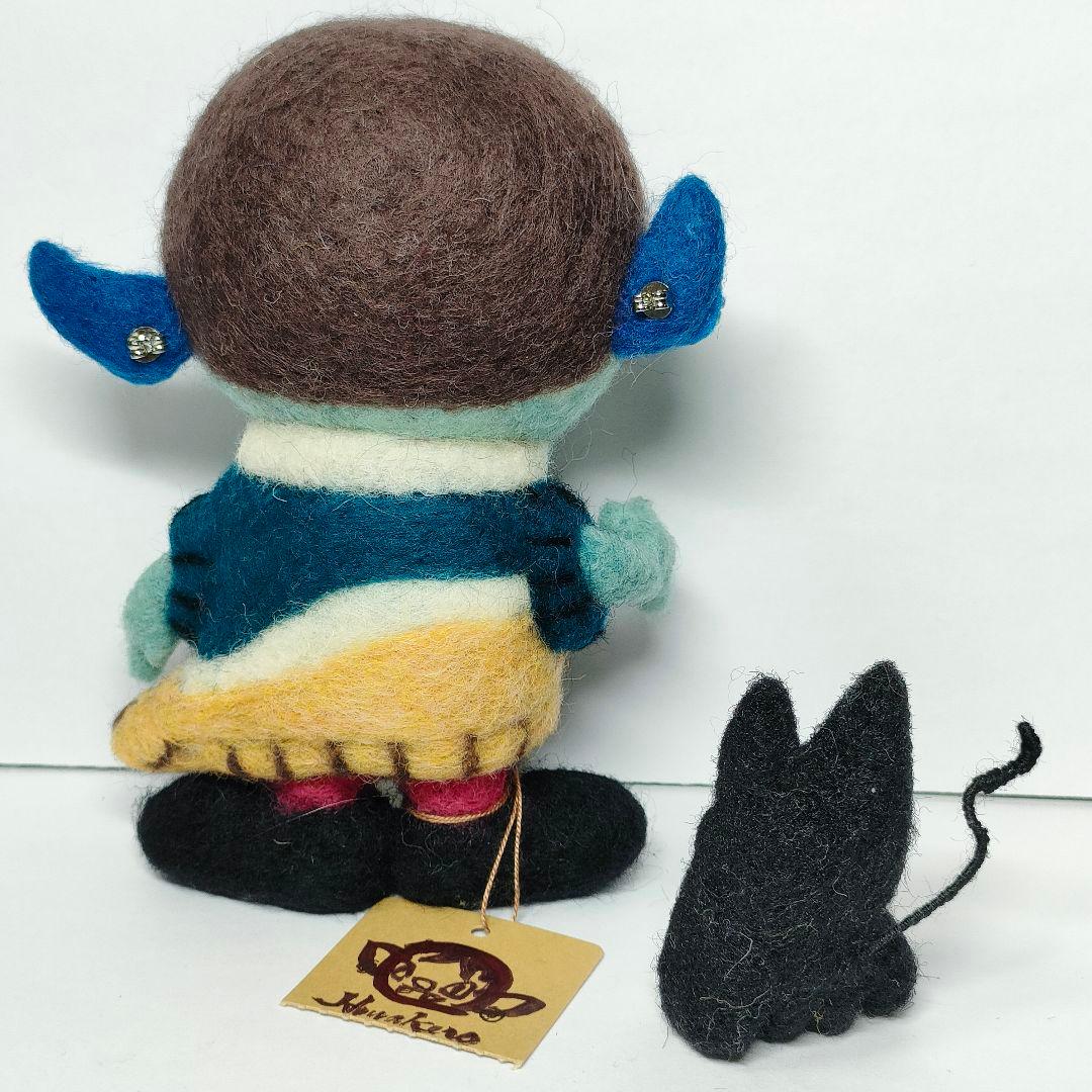 ほわケロ　羊毛人形（Ｌ）　伯爵　ドラキュラ君