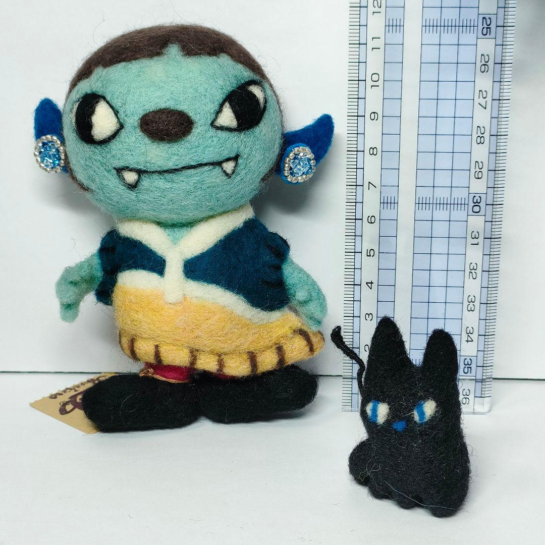 ほわケロ　羊毛人形（Ｌ）　伯爵　ドラキュラ君