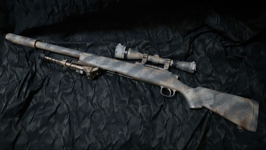 カスタムVSR GーSPEC 迷彩スナイパーライフル スコープ付き 東京マルイ