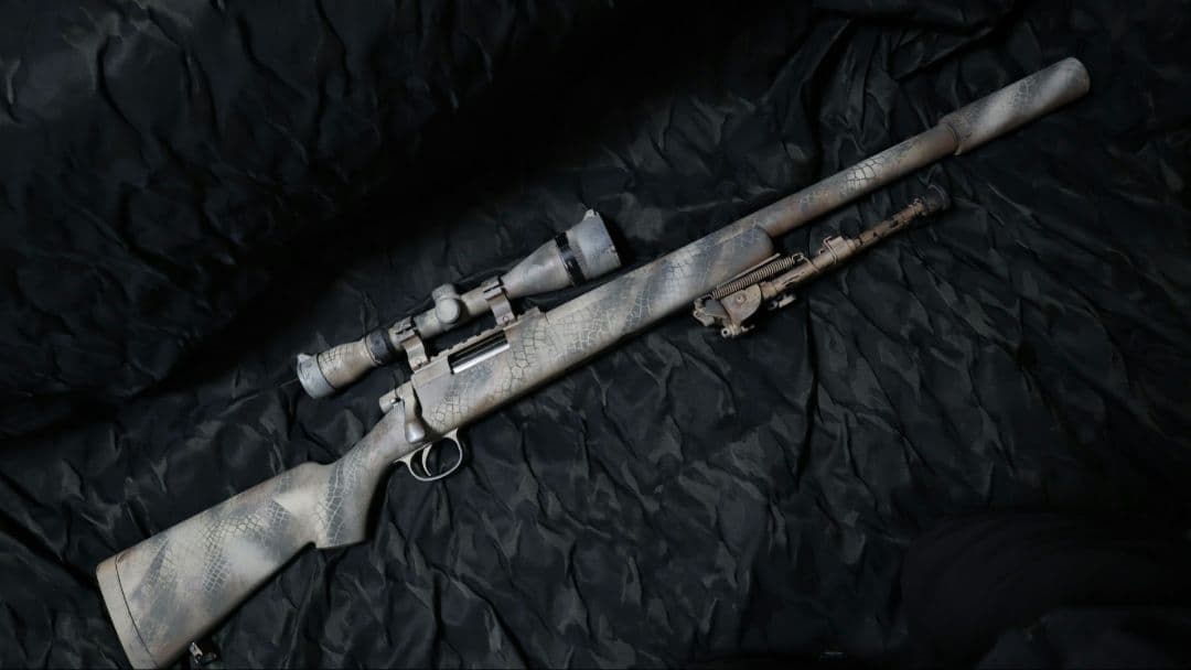 カスタムVSR GーSPEC 迷彩スナイパーライフル スコープ付き 東京マルイ