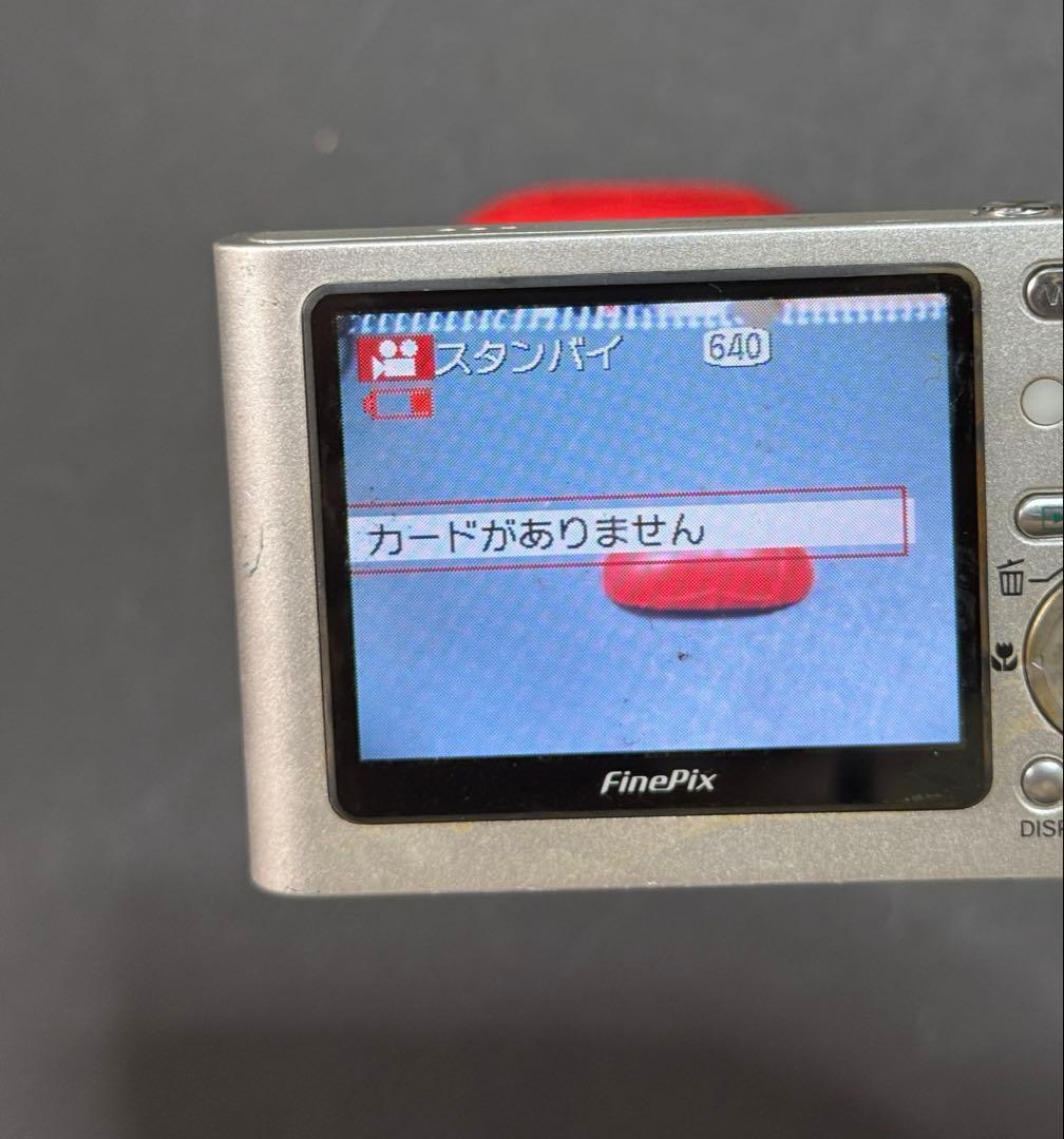 FINEPIX Z2 コンパクトデジタルカメラ レッド 電源チェック済み
