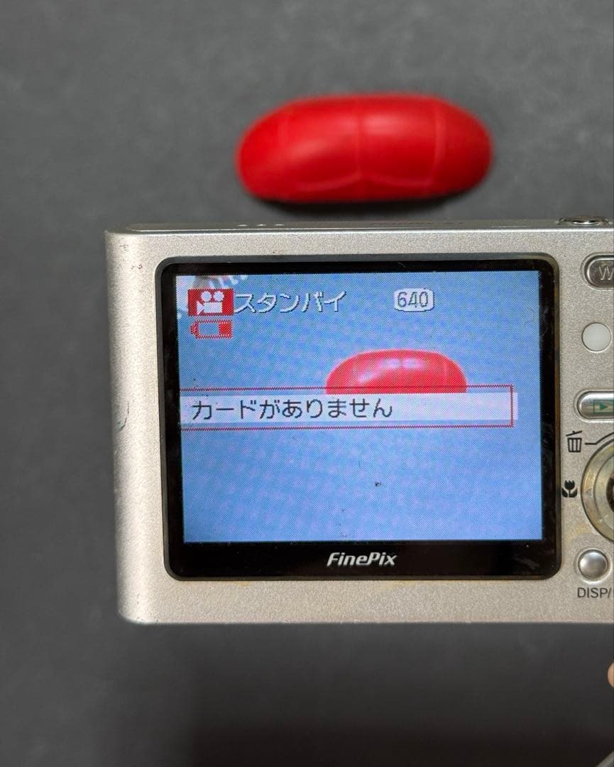 FINEPIX Z2 コンパクトデジタルカメラ レッド 電源チェック済み