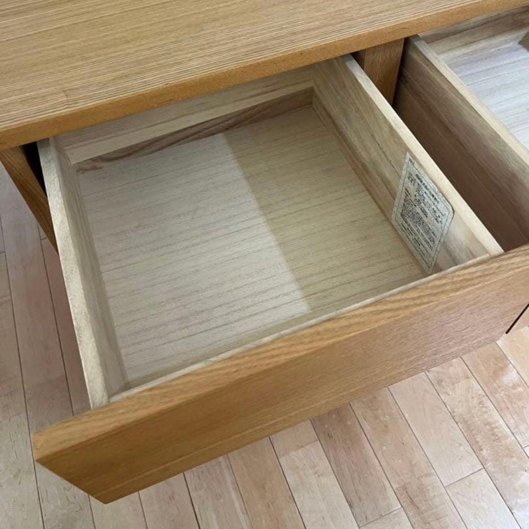 【美品】たのメル便！　無印　引き出し　木製チェスト　タモ材　廃盤品