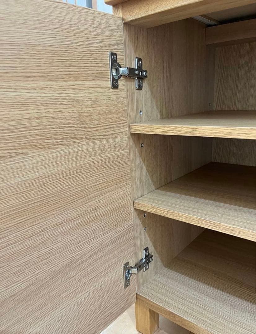 【美品】たのメル便！　無印　引き出し　木製チェスト　タモ材　廃盤品