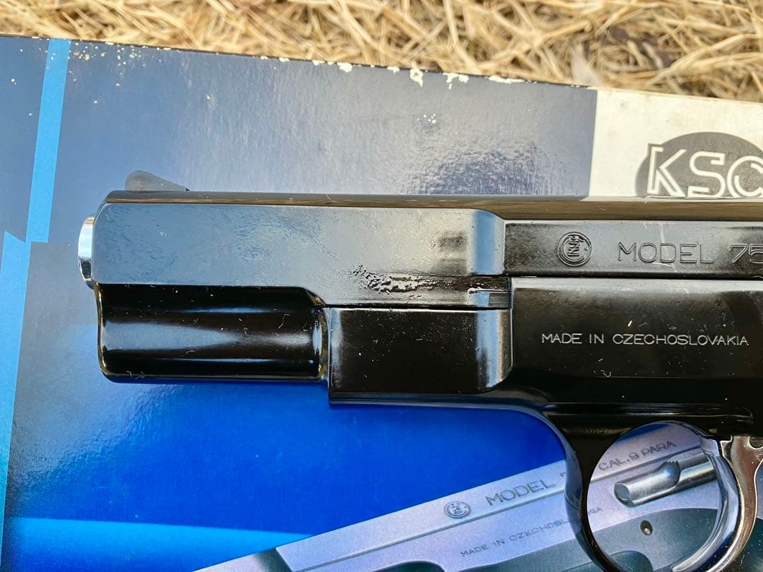 KSC製ガスブロハンドガン　CZ75 1st ディープブルー　中古