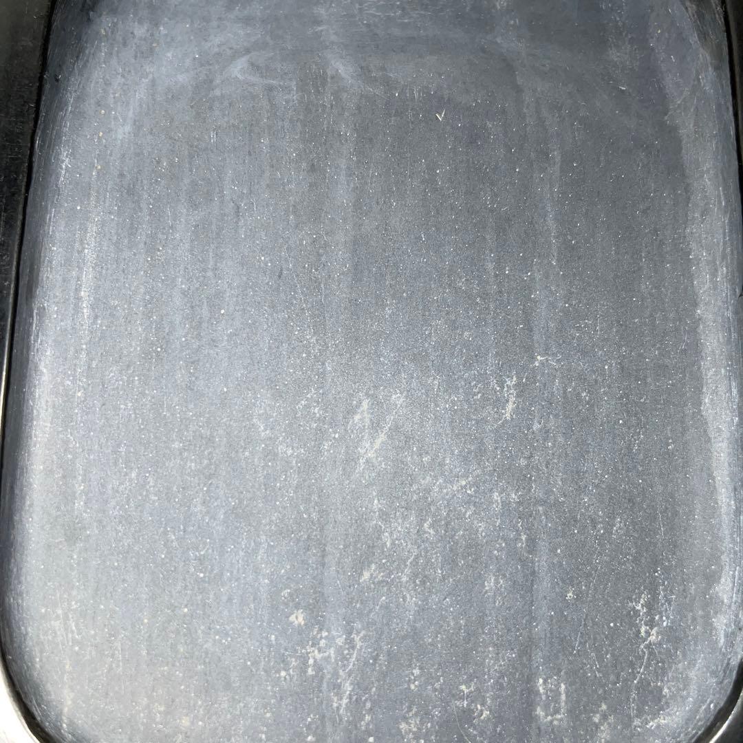 ⭕️雨畑硯　栄寿堂　山下芳石　自然硯　四六寸大　厚み35mm 石紋綺麗