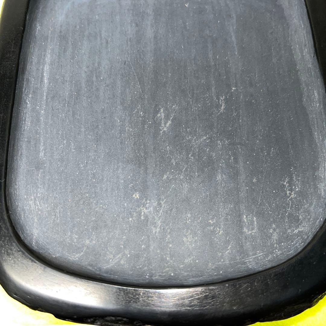 ⭕️雨畑硯　栄寿堂　山下芳石　自然硯　四六寸大　厚み35mm 石紋綺麗