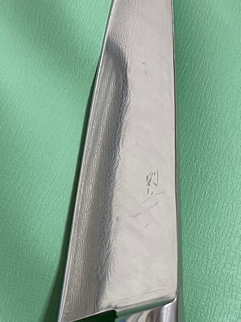 名匠 吉光 作 別上 V金10号 ニッケル ダマスカス 積層 18cm 牛刀