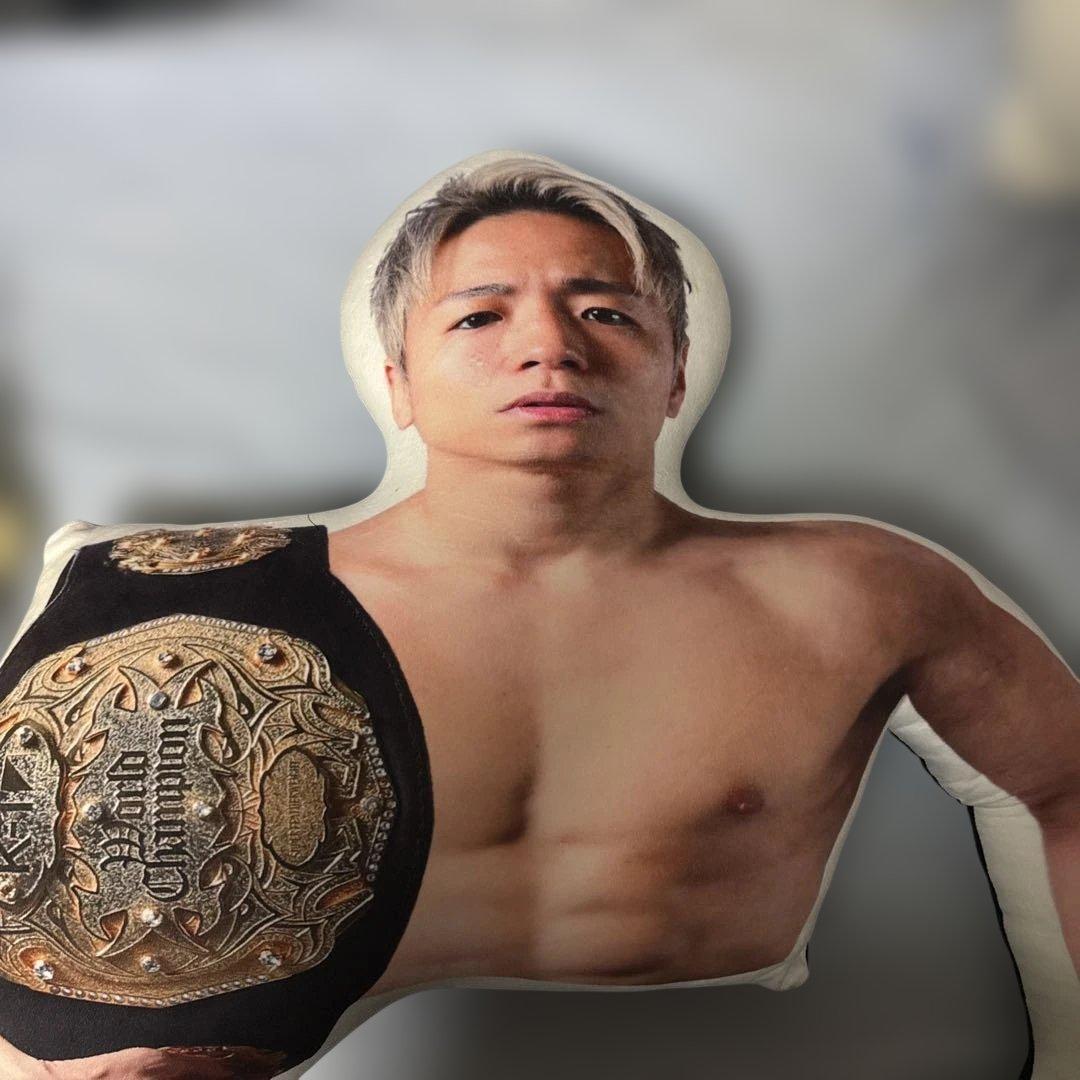 武尊 K-1選手 抱き枕 チャンピオンベルト 腕枕