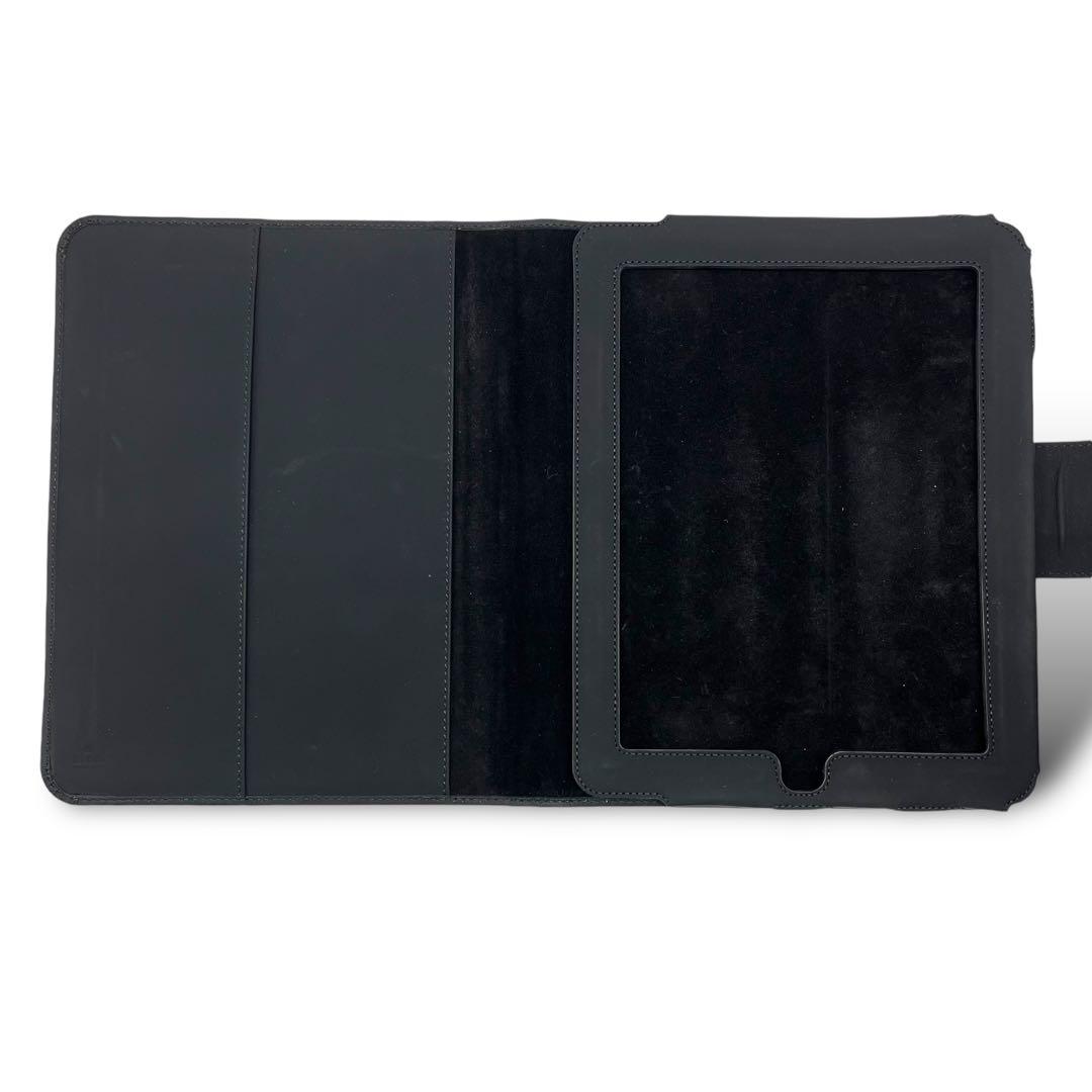 美品 4226 GUCCI グッチ iPadケース シマ レザー ブラック