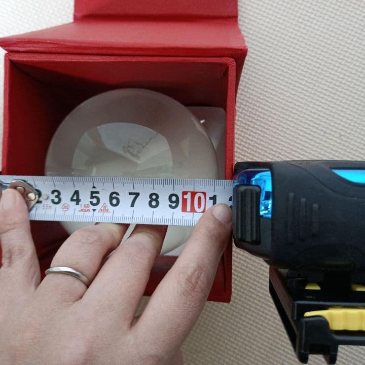 天然水晶 丸玉 約11cm／約1.9kg