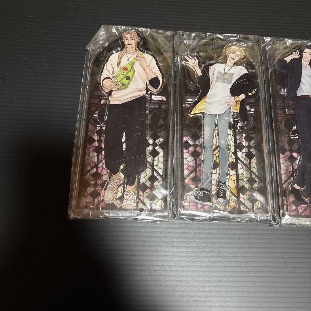 新品 鰯と柊 真菰幽々 鬼灯弥也 怒々峰笹 公喜波芭 アクリルスタンド 4点
