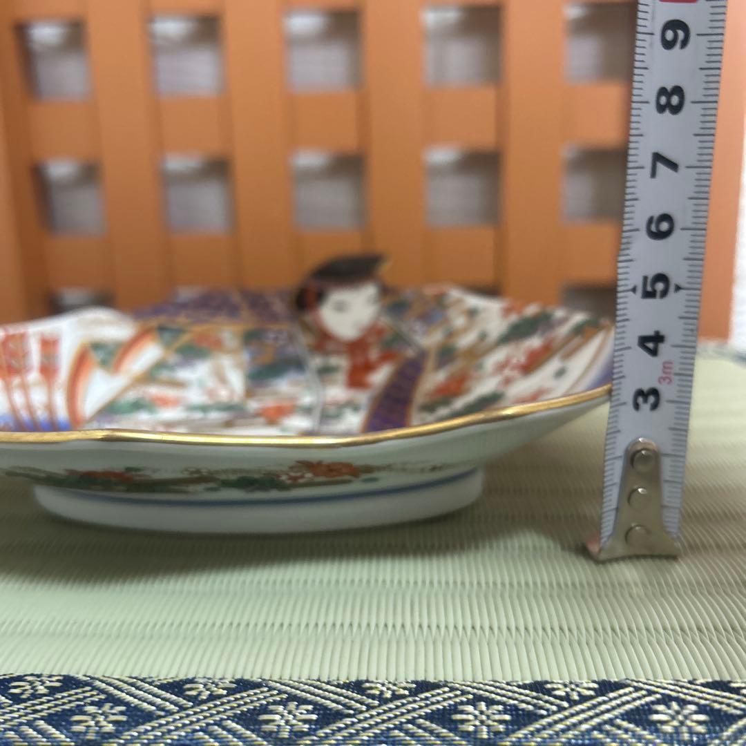 希少 お雛様 有田焼 賞美堂 其泉 きせん 飾皿 絵皿 お姫様 夫婦雛 2枚