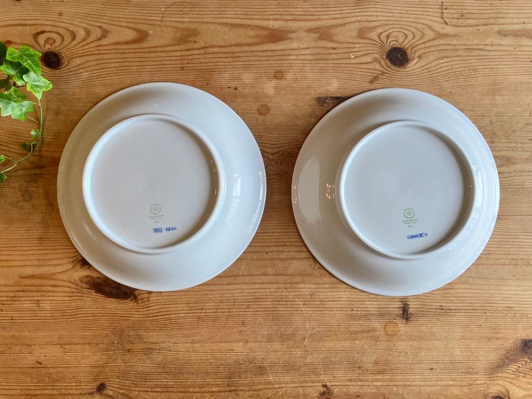 ロイヤルコペンハーゲンブルーパルメッテ ブロッサム 23ディーププレート×2