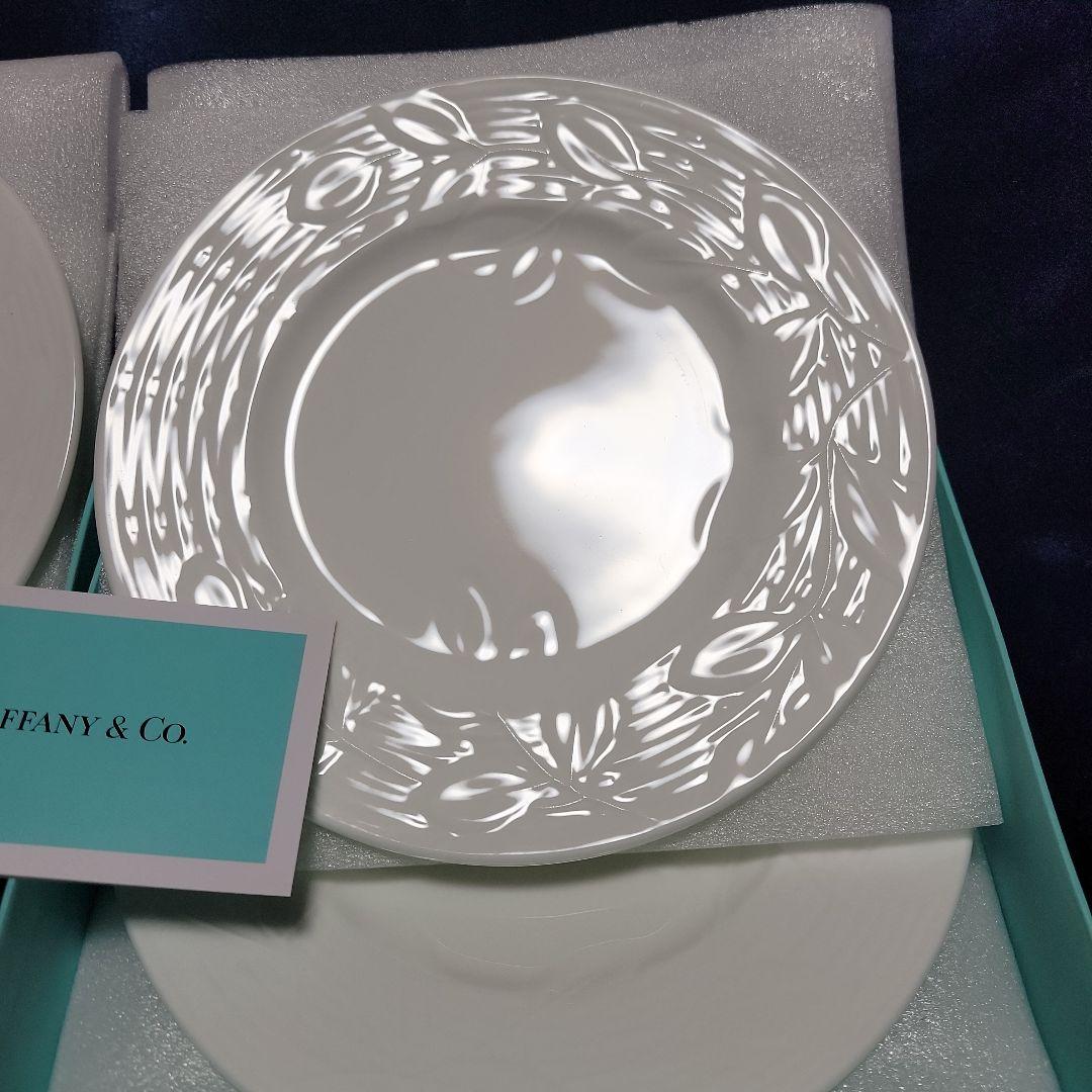 Tiffany & Co. ホワイト テラスプレート 4枚セット