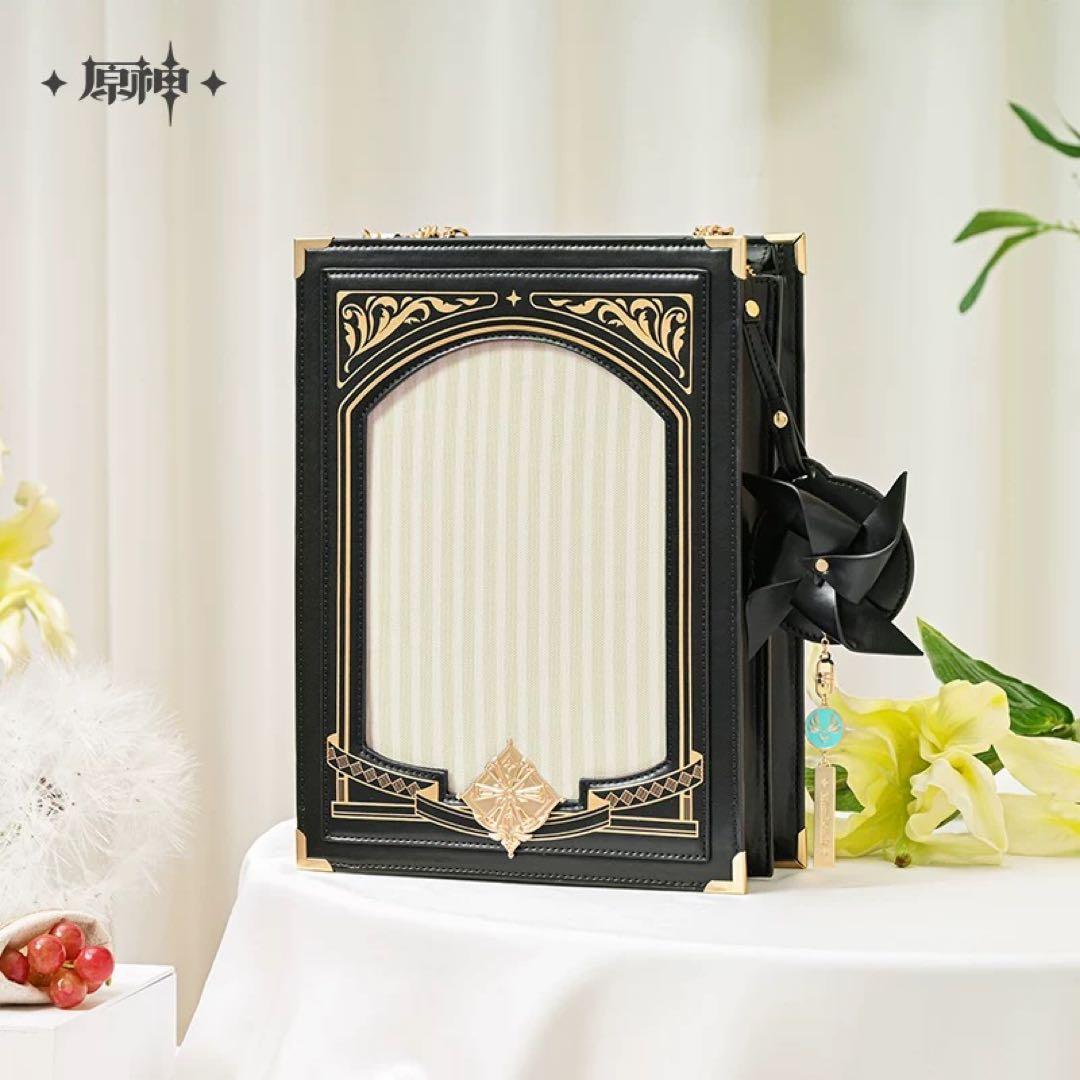 【原神】痛バ　黒 ティワットの旅途　シリーズ　イメージ　痛バッグ