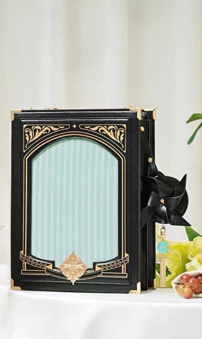 【原神】痛バ　黒 ティワットの旅途　シリーズ　イメージ　痛バッグ