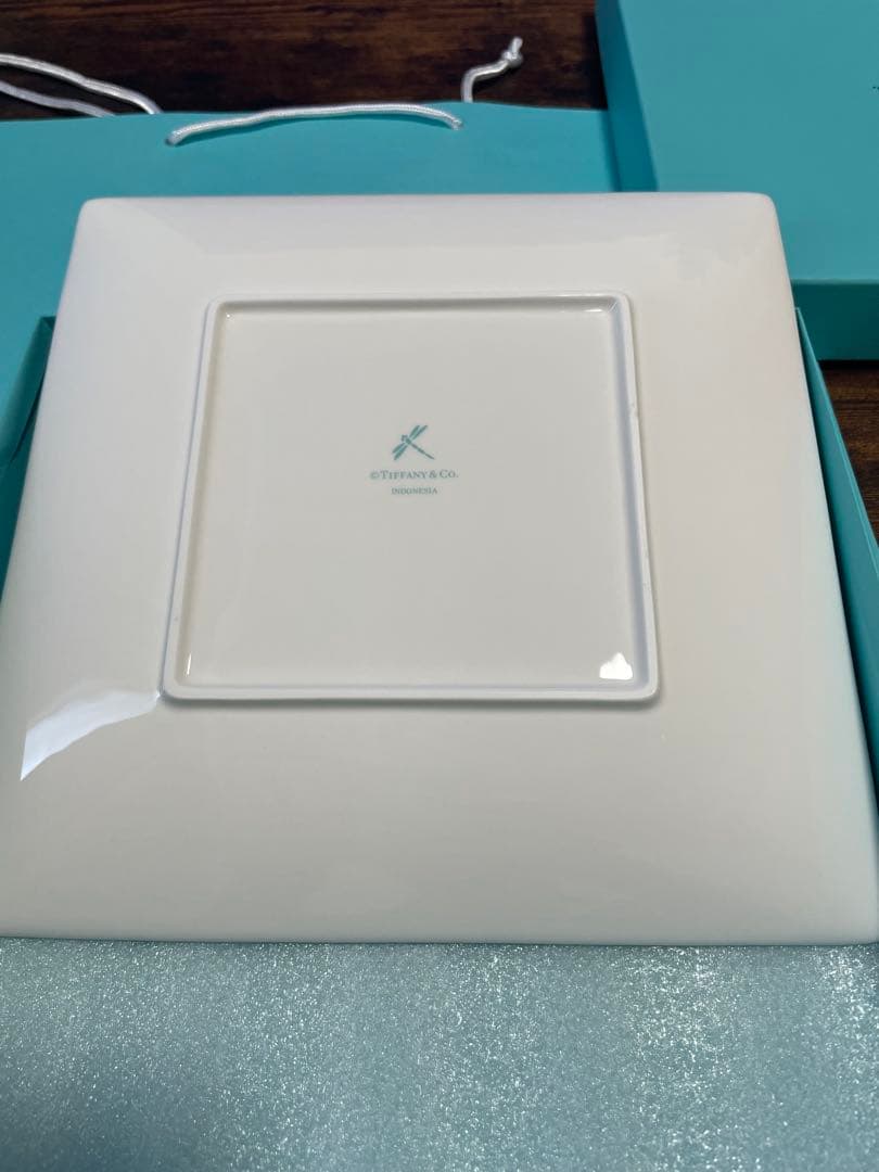 ティファニー ブルーリボン プレート 開封のみ