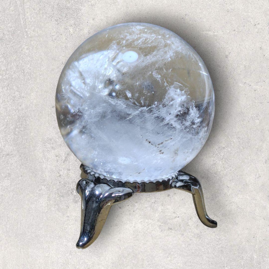 水晶玉 直径3.5cm クリアクォーツ 天然石 　置物 浄化