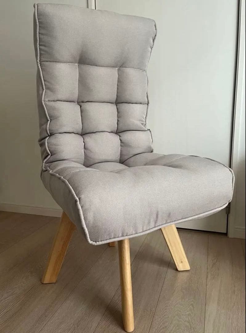 アイリスオーヤマ 回転ファブリックチェア