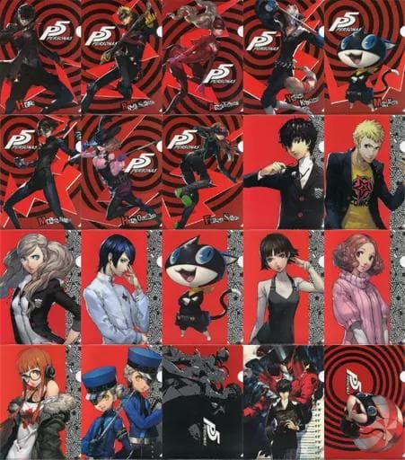 【ペルソナ5】クリアファイル全20種セット＋1種　号外　フライヤー　ペンラセット