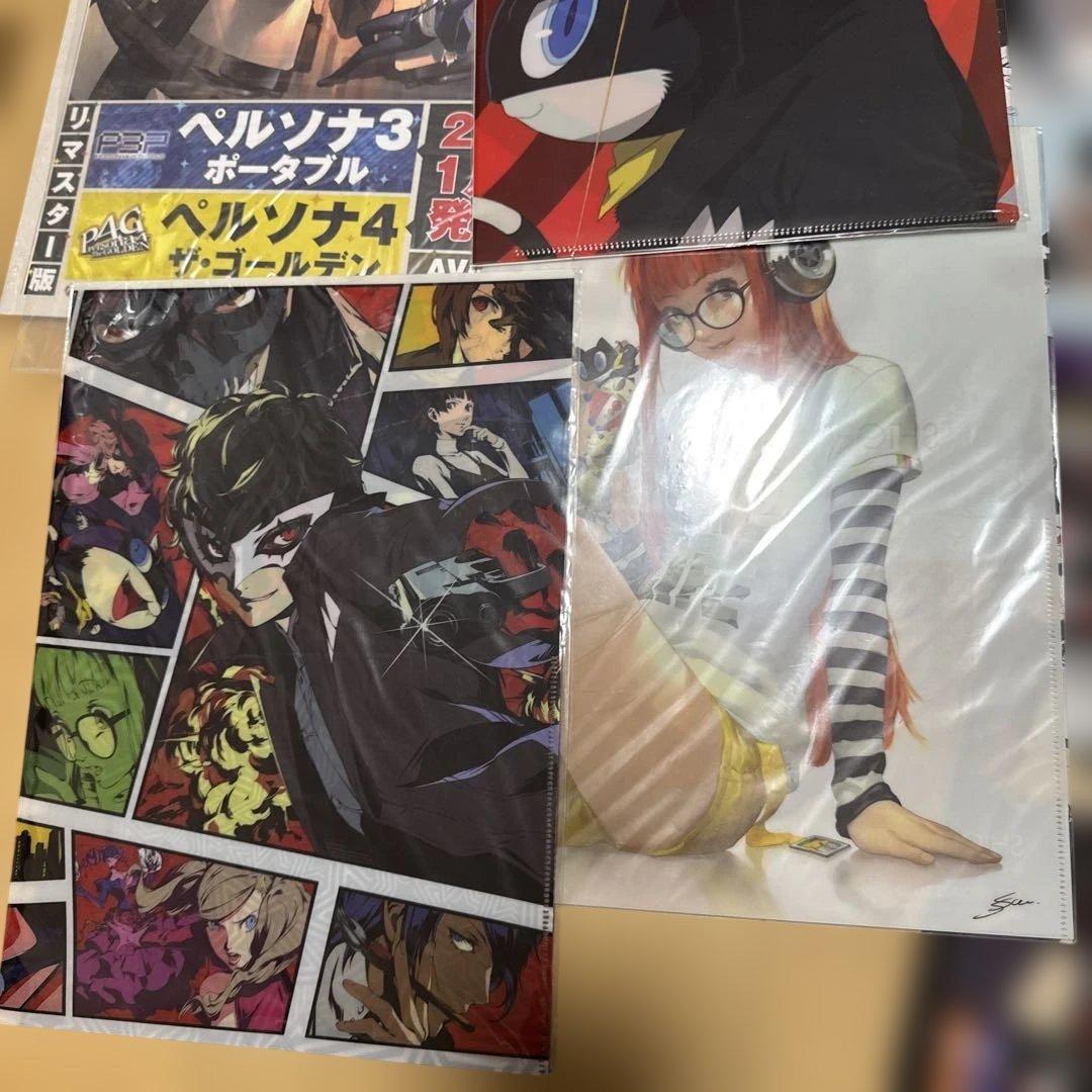 【ペルソナ5】クリアファイル全20種セット＋1種　号外　フライヤー　ペンラセット