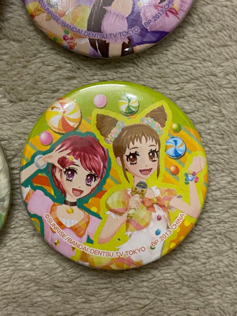 希少　アイカツ　缶バッジコレクション　フルコンプ　全10種　アミューズメント