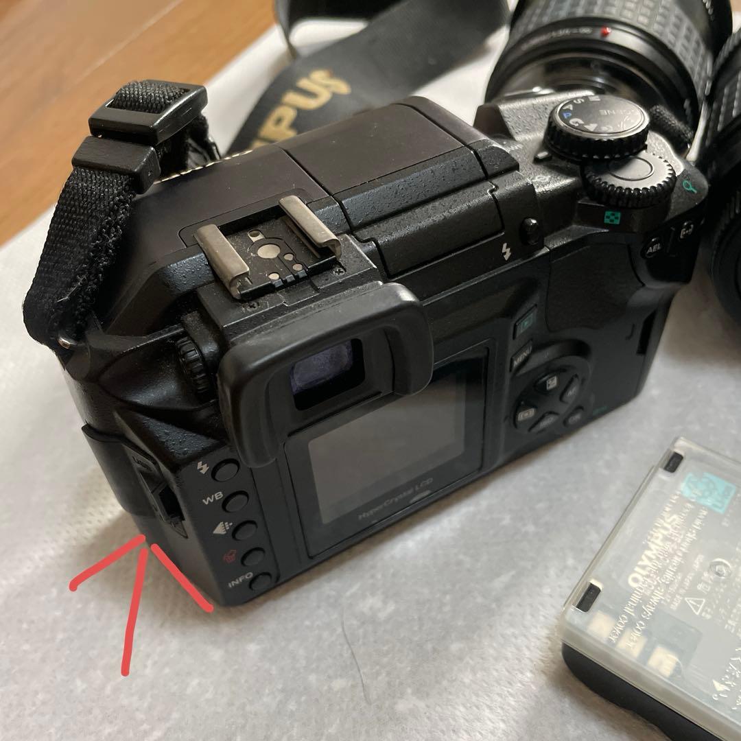 OLYMPUS E-300 デジタル一眼レフ レンズ2本 バッテリー2個