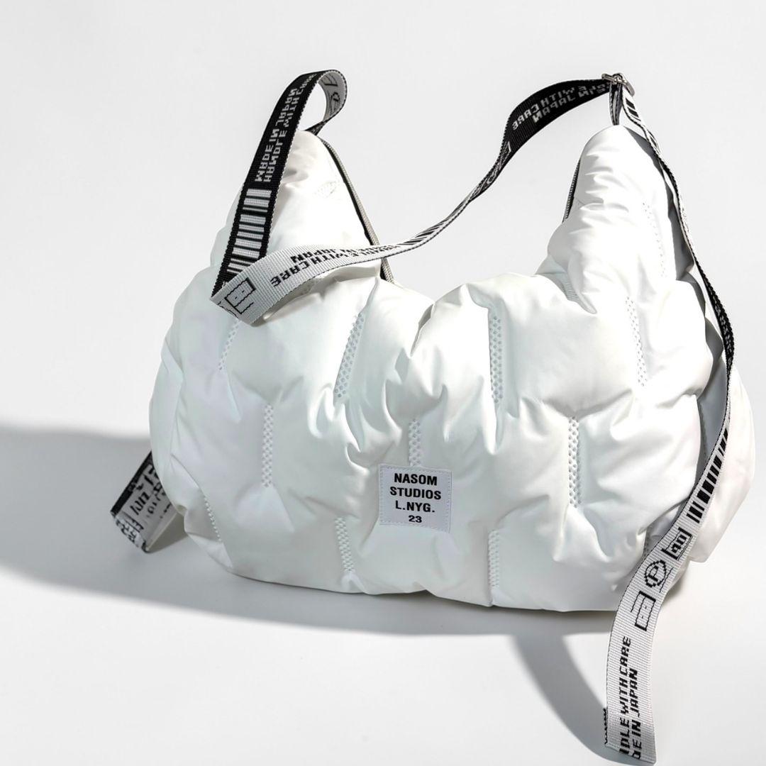 ゆるっと抜け感バッグ／キルティング／White