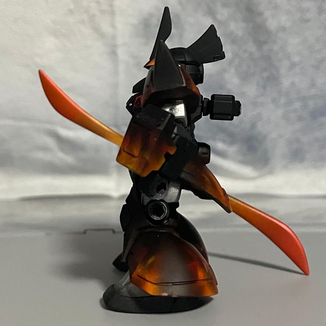 ム*ン様 モビルスーツアンサンブル　改造　ゲルググ　塗装品　フィギュア　炎　ガン