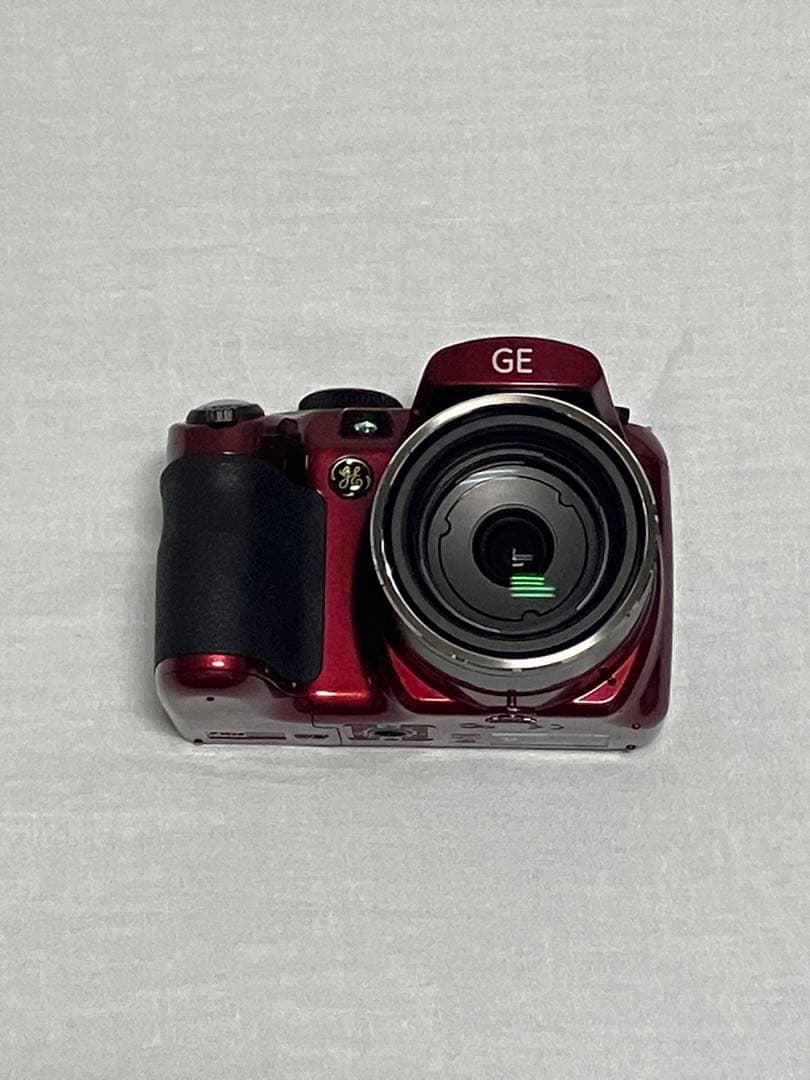 【美品】GE デジタルカメラ X600 1440万画素 光学26倍 レッド