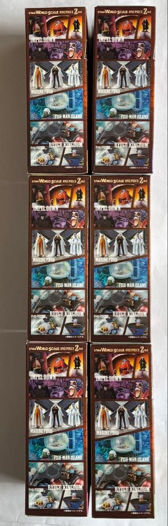 【未開封】ワンピース 1/144 WORLD SCALE 2nd 全6種
