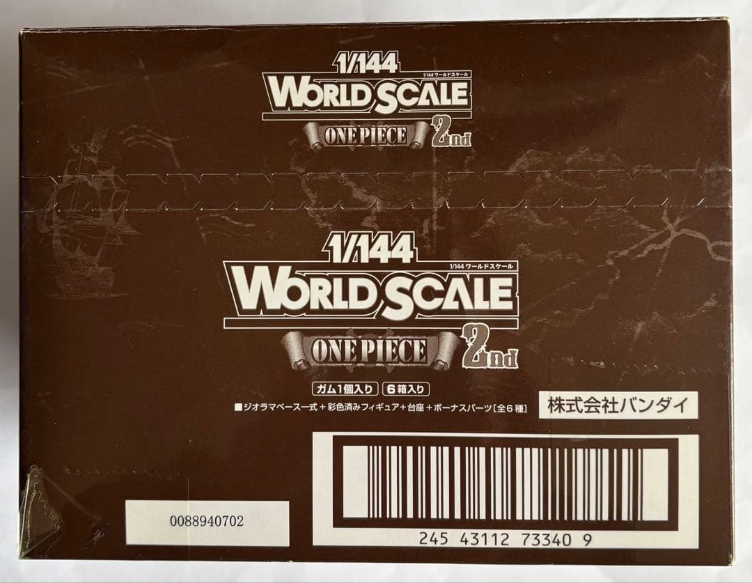 【未開封】ワンピース 1/144 WORLD SCALE 2nd 全6種