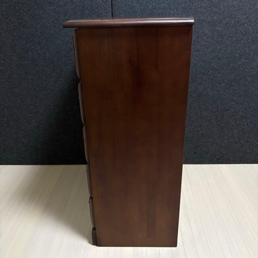 北欧　アンティーク　チェスト　5段　ヴィンテージ　収納棚　箪笥　木製チェスト