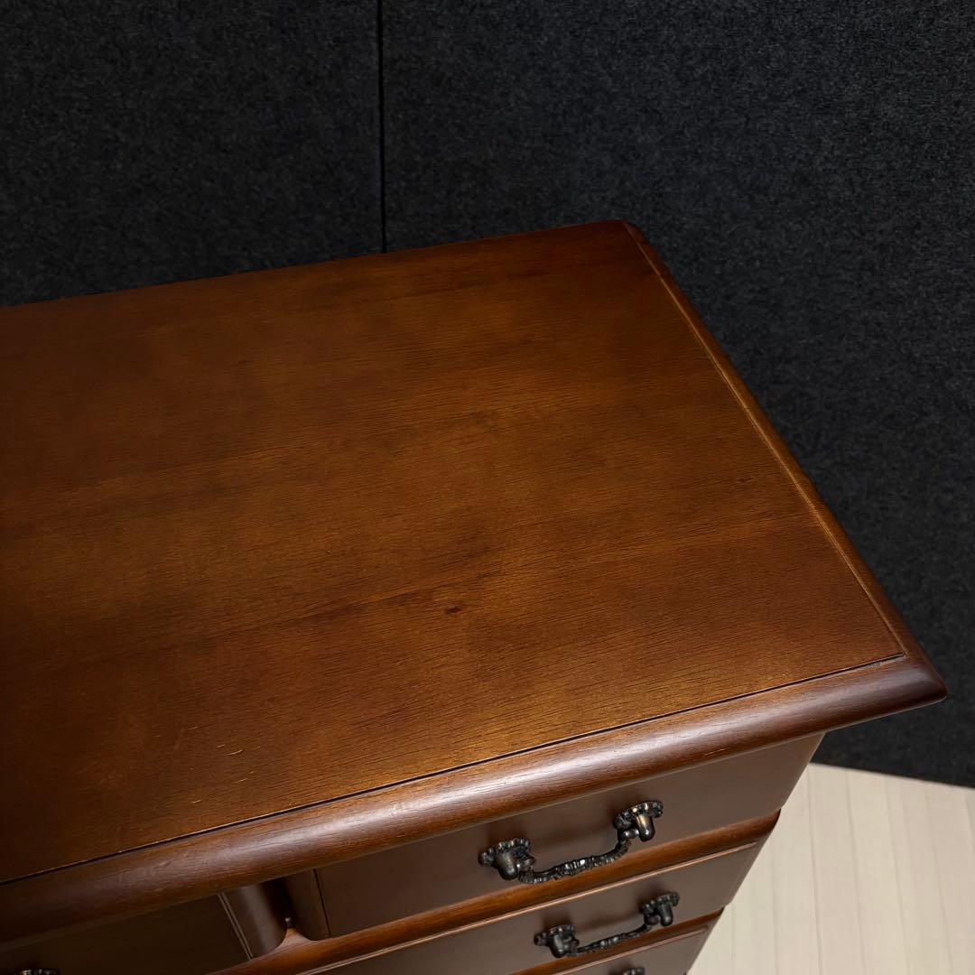 北欧　アンティーク　チェスト　5段　ヴィンテージ　収納棚　箪笥　木製チェスト