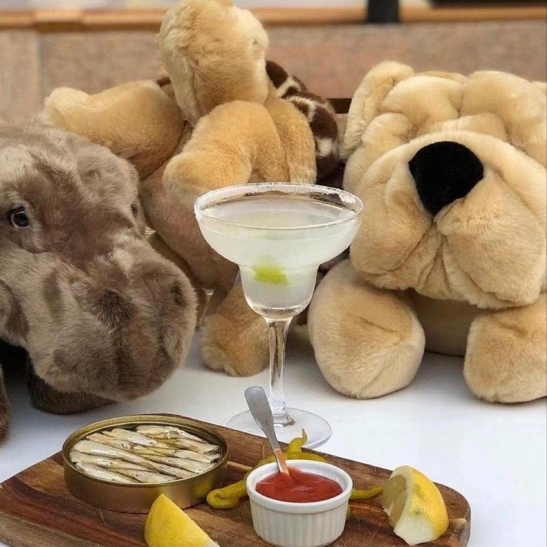 【レア】【45cm】フランス La Pelucherie 犬ぬいぐるみ