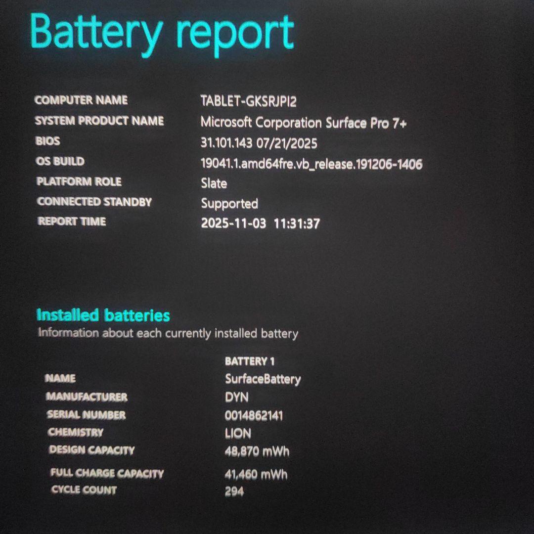 Microsoft Surface Pro7＋/8G/256G/純正タイプカバー