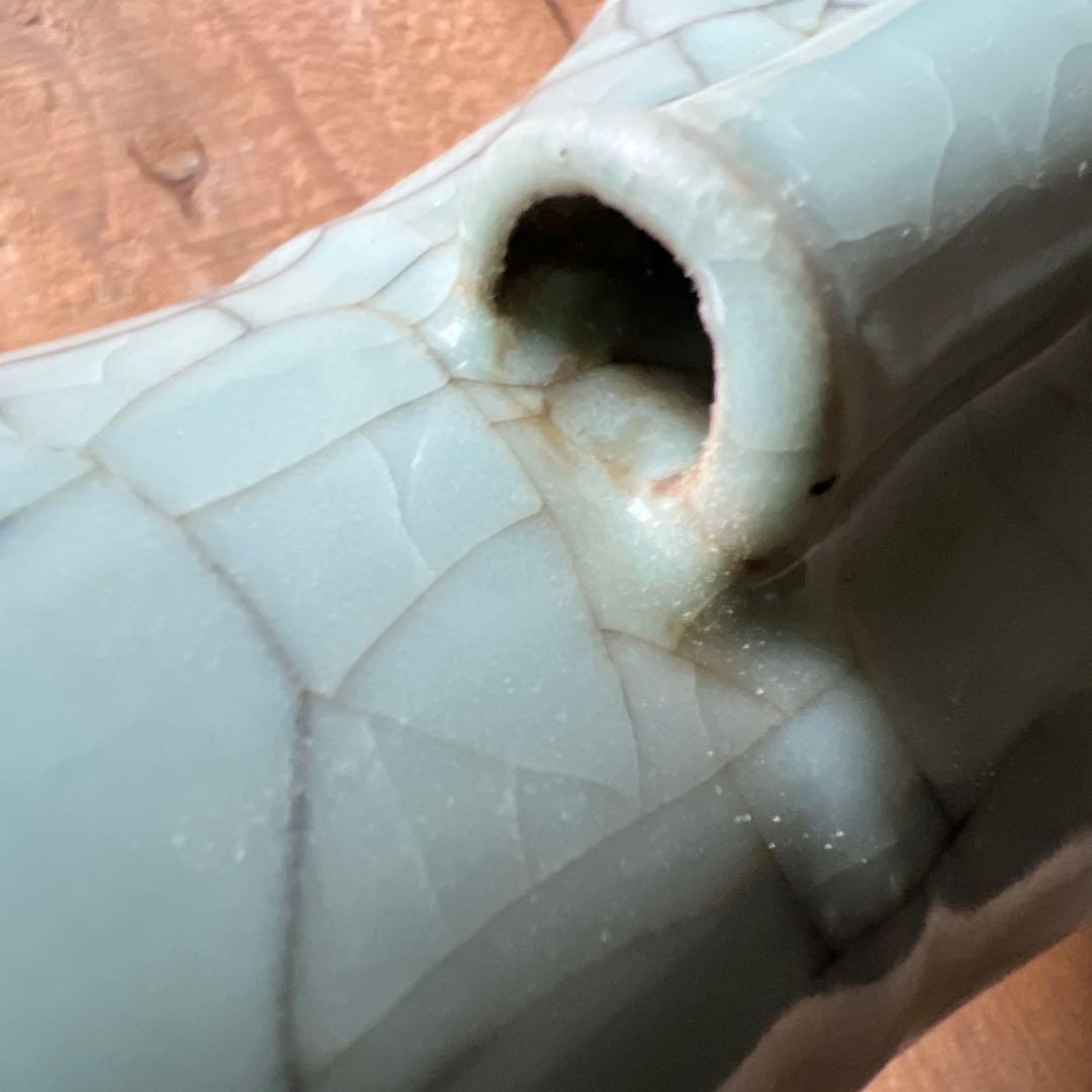 Quco….様　実家整理　古い青磁の花瓶　中国？