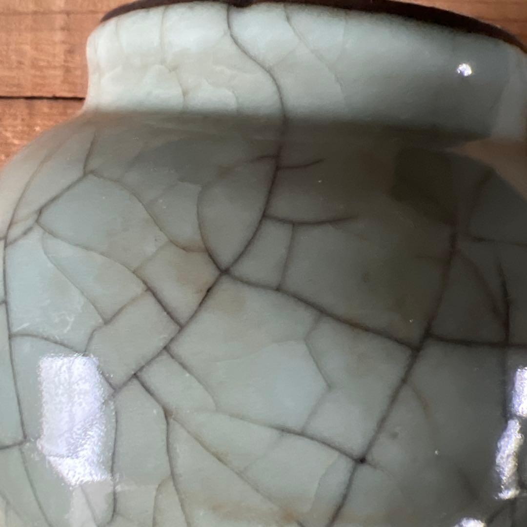 Quco….様　実家整理　古い青磁の花瓶　中国？